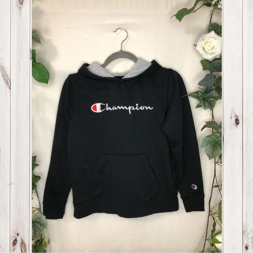 🔴KIDS Champion Black Sweatshirt Hoodie🔴